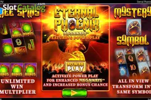Οθόνη2. Eternal Phoenix Megaways Κουλοχέρης