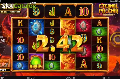 Οθόνη6. Eternal Phoenix Megaways Κουλοχέρης