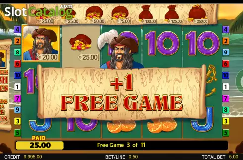 Οθόνη9. Buckaneers Frenzy Κουλοχέρης