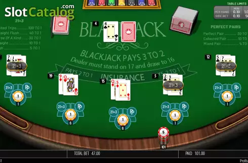 Οθόνη5. Blackjack (Blueprint) Κουλοχέρης 