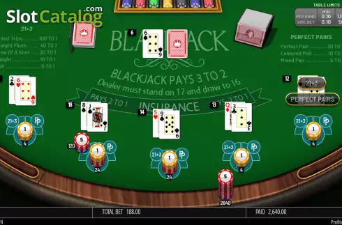 Οθόνη6. Blackjack (Blueprint) Κουλοχέρης 