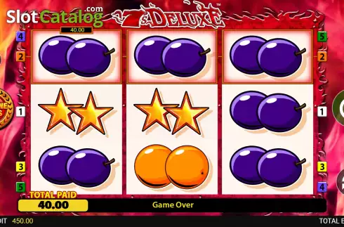 Οθόνη3. 7's Deluxe Fortune Spins Κουλοχέρης
