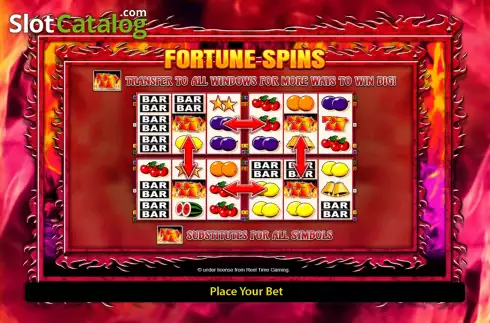 Οθόνη6. 7's Deluxe Fortune Spins Κουλοχέρης