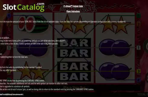 Οθόνη8. 7's Deluxe Fortune Spins Κουλοχέρης