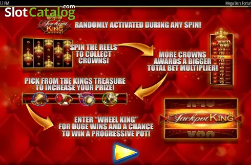 Οθόνη2. Mega Bars Fortune Wheel Κουλοχέρης