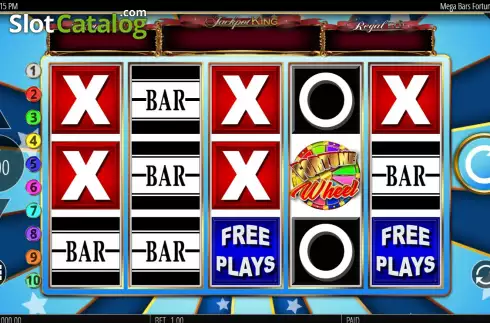 Οθόνη3. Mega Bars Fortune Wheel Κουλοχέρης