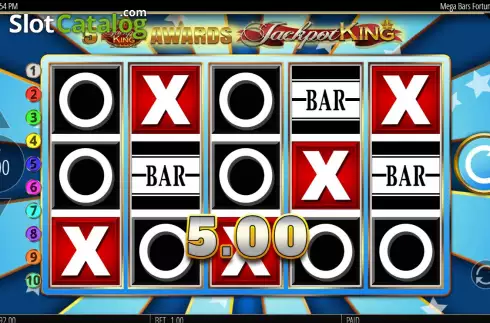 Οθόνη4. Mega Bars Fortune Wheel Κουλοχέρης