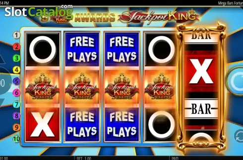 Οθόνη5. Mega Bars Fortune Wheel Κουλοχέρης
