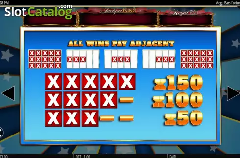 Οθόνη9. Mega Bars Fortune Wheel Κουλοχέρης