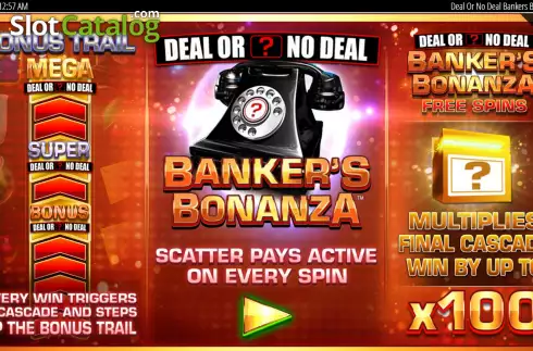 Οθόνη3. Deal Or No Deal Banker's Bonanza Κουλοχέρης