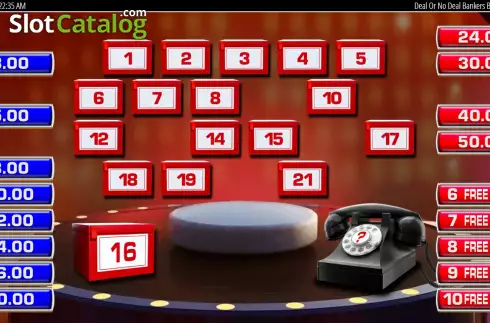 Οθόνη9. Deal Or No Deal Banker's Bonanza Κουλοχέρης