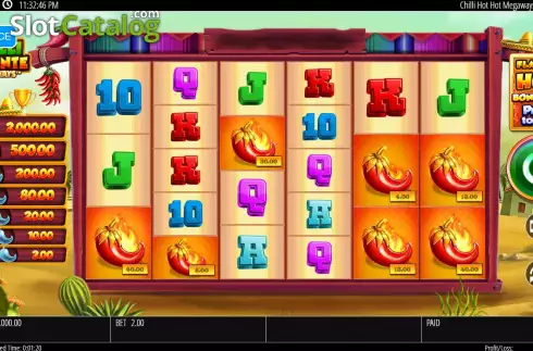 Οθόνη3. Chilli Picante Megaways Κουλοχέρης
