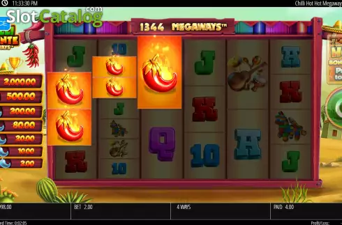 Οθόνη4. Chilli Picante Megaways Κουλοχέρης