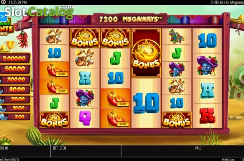 Οθόνη6. Chilli Picante Megaways Κουλοχέρης