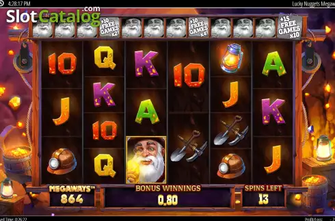 Οθόνη8. Lucky Nuggets Megaways Κουλοχέρης