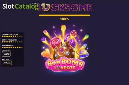 Οθόνη2. Bon Bomb Luxpots Κουλοχέρης