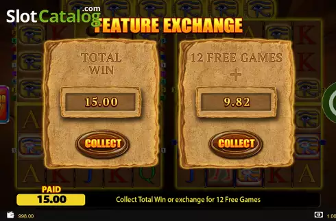 Οθόνη7. Eye of Horus Fortune Play Κουλοχέρης 
