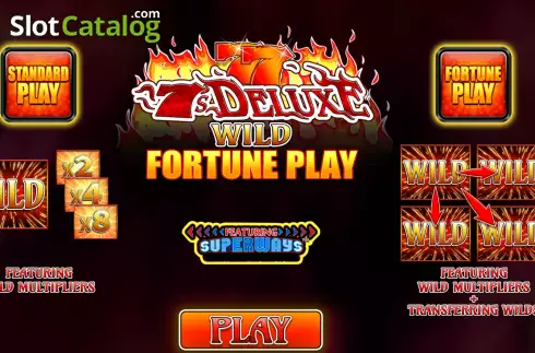 Οθόνη2. 7's Deluxe Wild Fortune Play Κουλοχέρης 