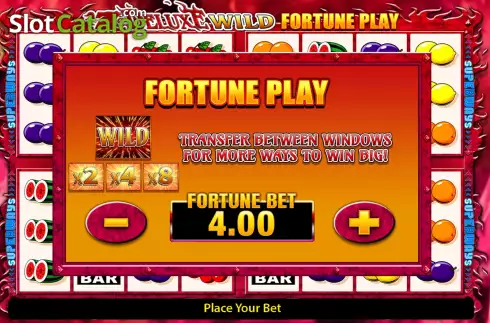 Οθόνη8. 7's Deluxe Wild Fortune Play Κουλοχέρης 