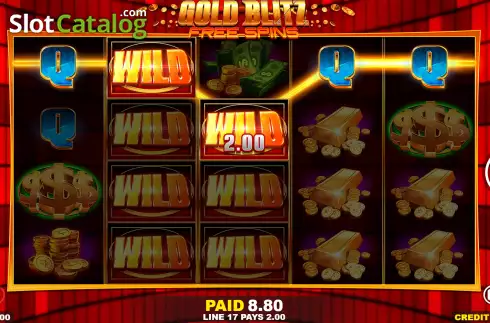 Οθόνη6. Gold Blitz Free Spins Κουλοχέρης