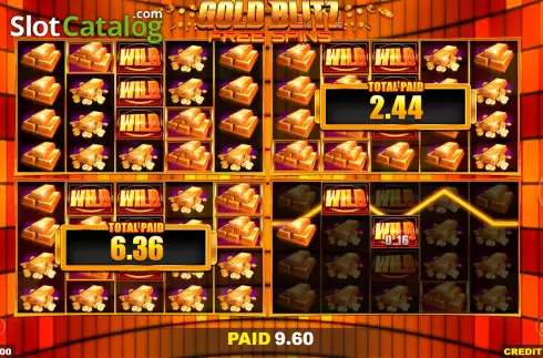 Οθόνη5. Gold Blitz Free Spins Κουλοχέρης