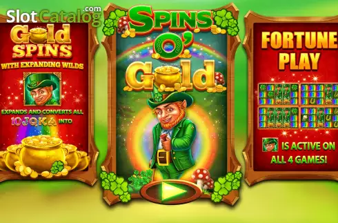 Οθόνη2. Spins O' Gold Κουλοχέρης