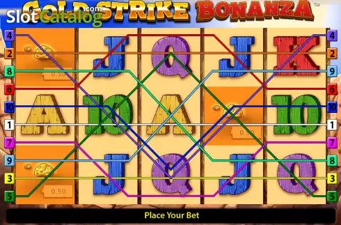 Οθόνη2. Gold Strike Bonanza Fortune Play Κουλοχέρης