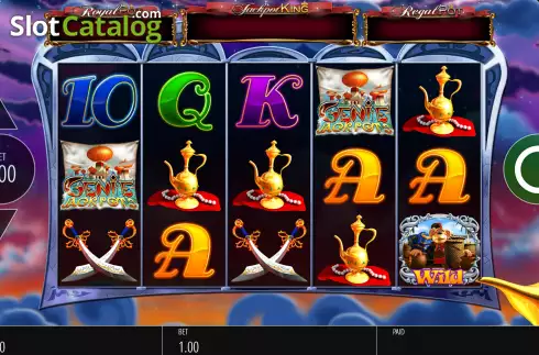 Οθόνη2. Genie Jackpots Κουλοχέρης