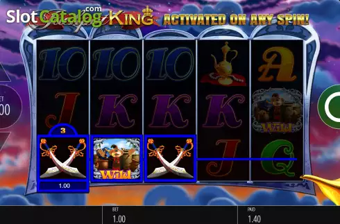 Οθόνη3. Genie Jackpots Κουλοχέρης