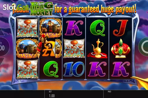 Οθόνη6. Genie Jackpots Κουλοχέρης