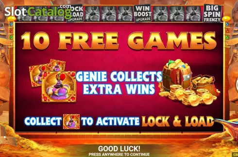 Οθόνη7. Genie Jackpots Big Spin Frenzy Κουλοχέρης 