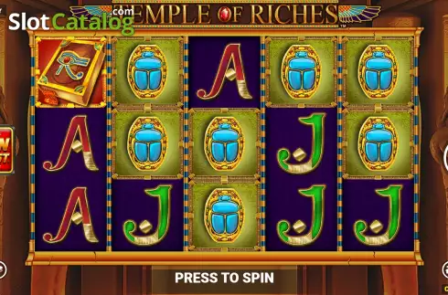 Οθόνη2. Temple of Riches Spin Boost Κουλοχέρης