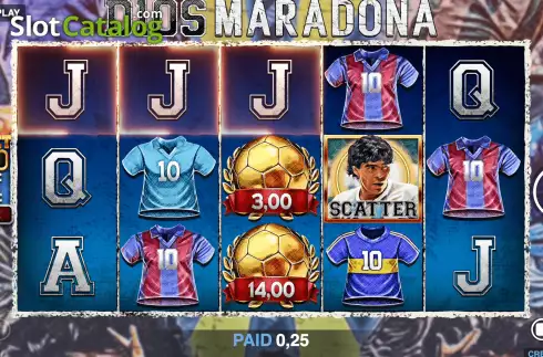 Οθόνη3. D10S Maradona Κουλοχέρης