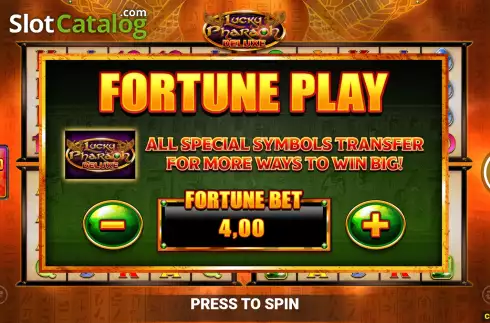 Οθόνη9. Lucky Pharaoh Deluxe Fortune Play Κουλοχέρης