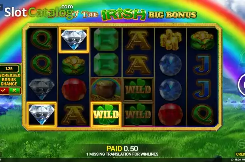 Οθόνη5. Luck O' The Irish Big Bonus Κουλοχέρης