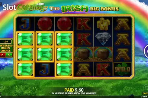 Οθόνη4. Luck O' The Irish Big Bonus Κουλοχέρης