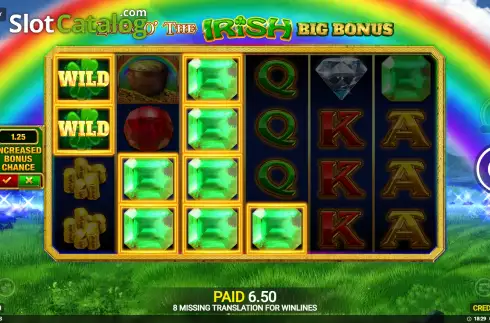Οθόνη7. Luck O' The Irish Big Bonus Κουλοχέρης