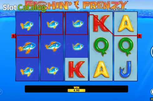 Οθόνη3. Fishin' Frenzy All Stars Κουλοχέρης