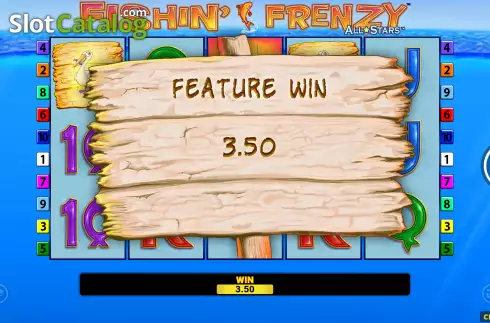 Οθόνη8. Fishin' Frenzy All Stars Κουλοχέρης