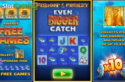 Οθόνη2. Fishin’ Frenzy Even Bigger Catch Κουλοχέρης