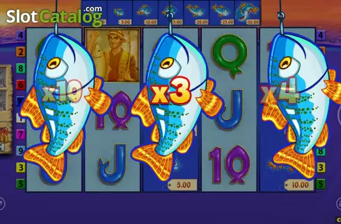 Οθόνη9. Fishin’ Frenzy Even Bigger Catch Κουλοχέρης