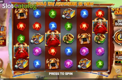 Οθόνη3. Viking Fury Spinfinity Κουλοχέρης