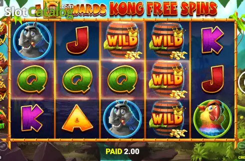 Οθόνη4. King Kong Cash Go Bananas Κουλοχέρης 