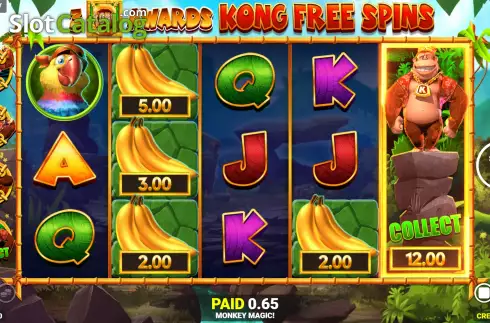 Οθόνη5. King Kong Cash Go Bananas Κουλοχέρης 