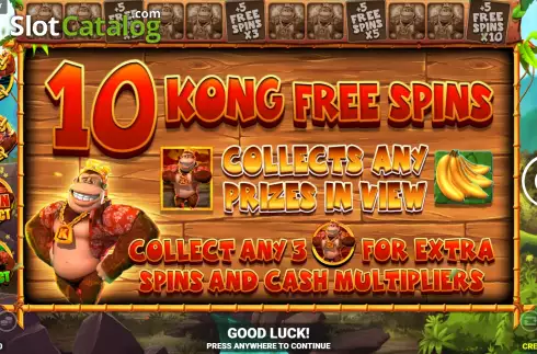 Οθόνη7. King Kong Cash Go Bananas Κουλοχέρης 