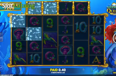 Οθόνη4. Mermaid Queen Megaways Κουλοχέρης
