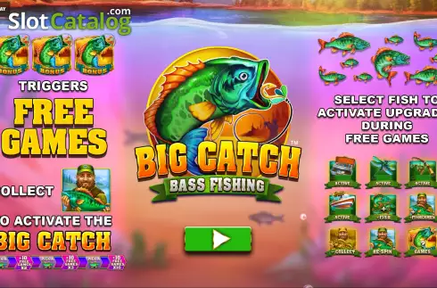 Οθόνη2. Big Catch Bass Fishing Κουλοχέρης