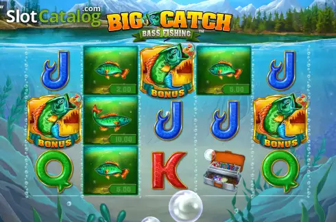 Οθόνη6. Big Catch Bass Fishing Κουλοχέρης