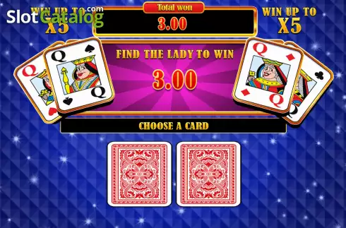 Οθόνη5. Mega Bars Find The Lady Fortune Play Κουλοχέρης 