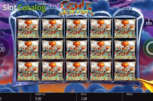 Οθόνη3. Genie Jackpots Rapid Fire Jackpots Κουλοχέρης 